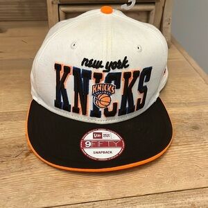 NY Knicks New Era SnapBack Hat 9FIFTY Hardwood Classics One Size